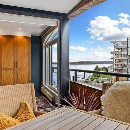 Large 41 Millions Kr Apartment - Seaview In Center Oslo Esterno foto